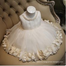 Девочка платья без рукавов ручной работы девочек бутик платье Prettigirl Детская одежда вечернее платье